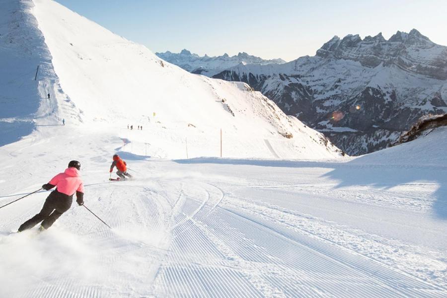 Refuge Du Chaudron Hotel Champery Bagian luar foto