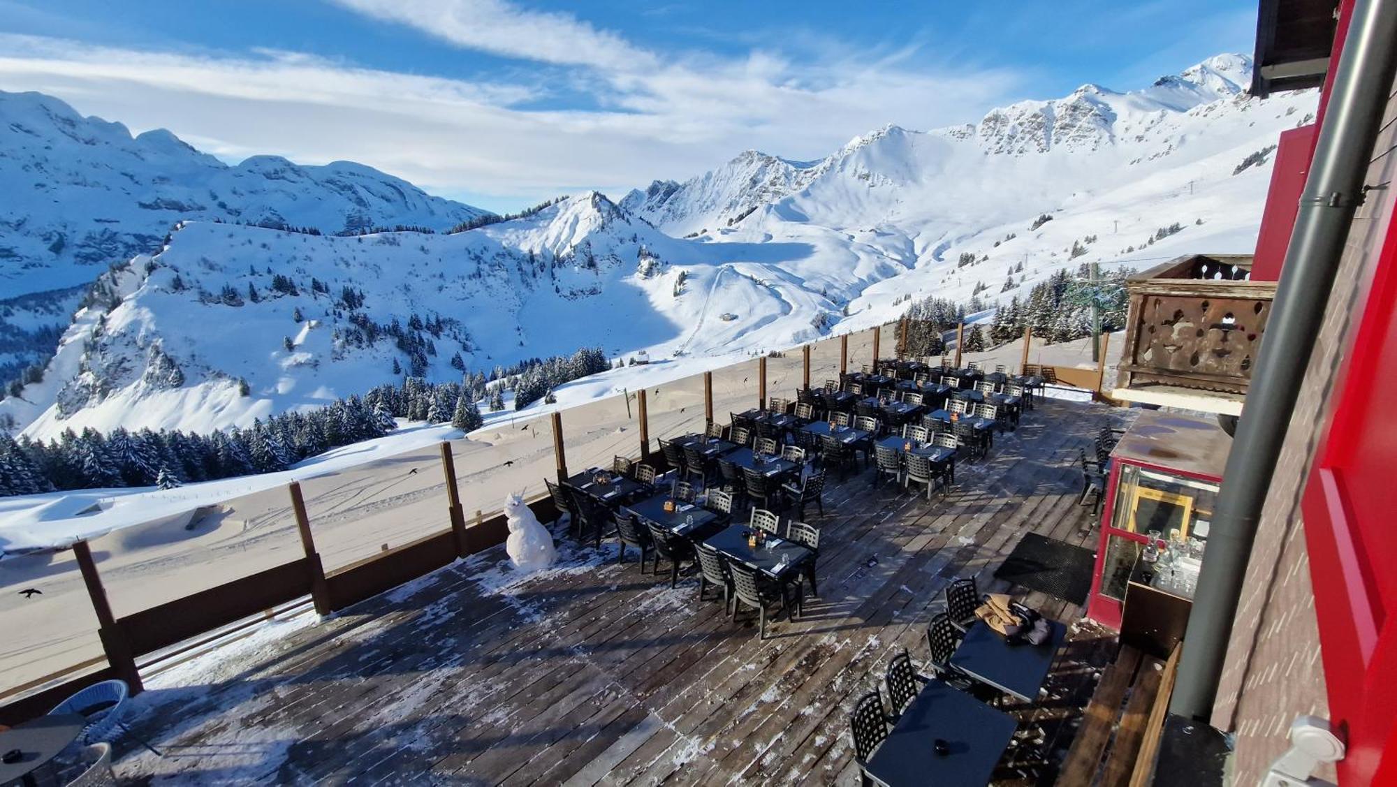 Refuge Du Chaudron Hotel Champery Bagian luar foto