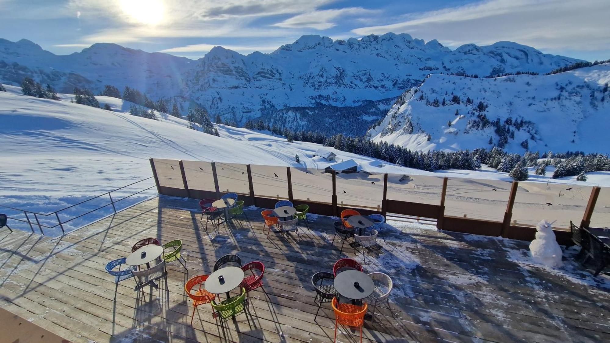 Refuge Du Chaudron Hotel Champery Bagian luar foto